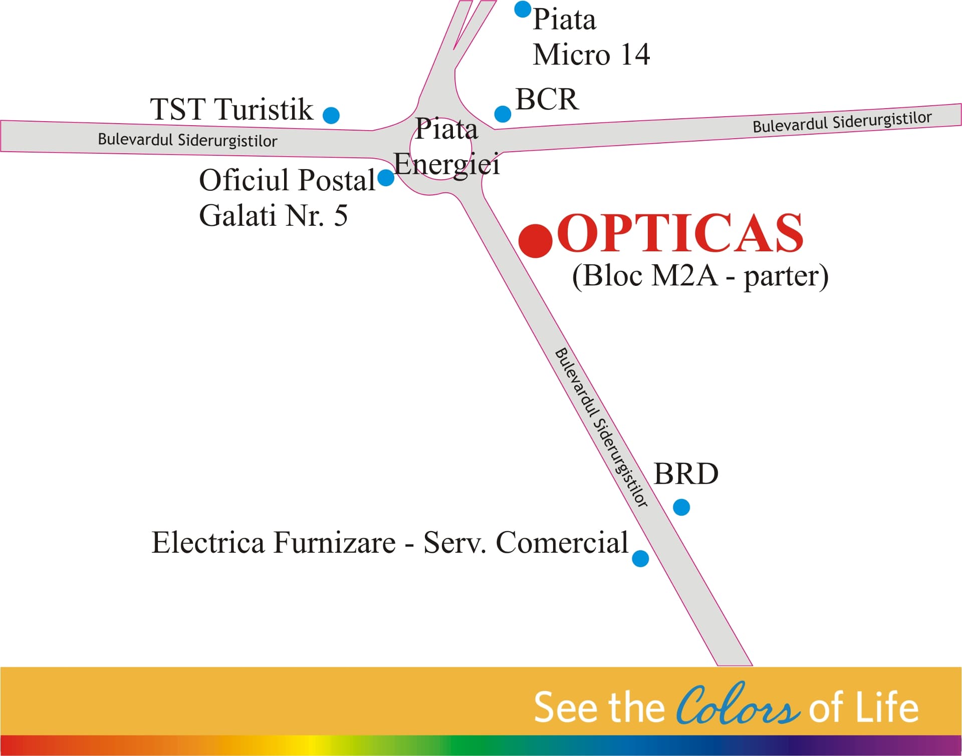 OPTICAS - Locatie cabinet Siderurgistilor